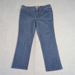 DKNY Jeans Womens Size 10 Blue Straight Comfort Stretch Mid Rise Denim